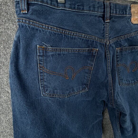 VTG Rocawear Denim Jeans Men Urban Y2K Hip Hop Blue Actual 37x31 Embroidered - Picture 11 of 16